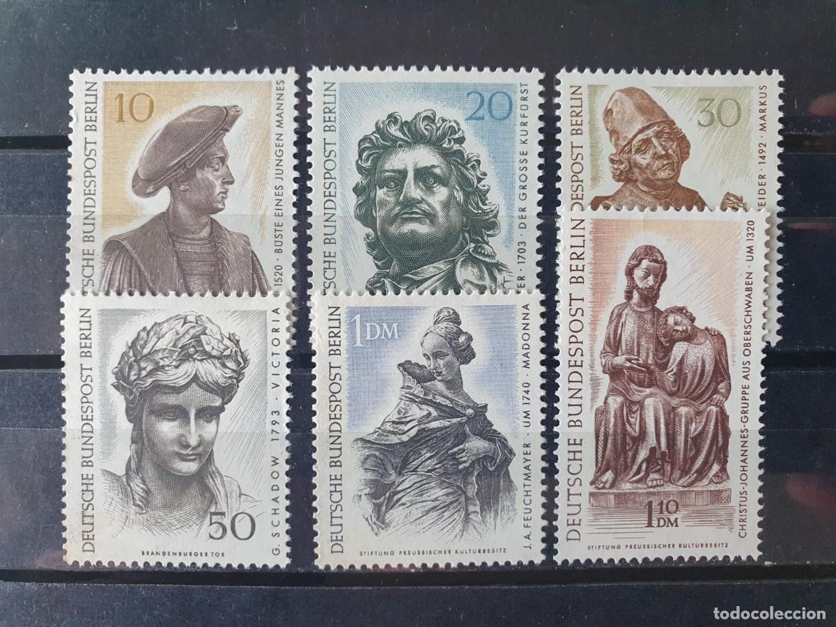 Sellos: Alemania Berl&iacute;n 1967 - Yvert 278/283 **