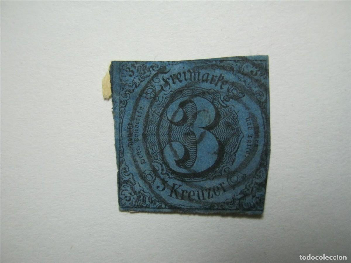 Briefmarken: ALEMANIA ESTADO TOUR Y TAXIS 1852 YVERT 33A USADO PERFECTO.