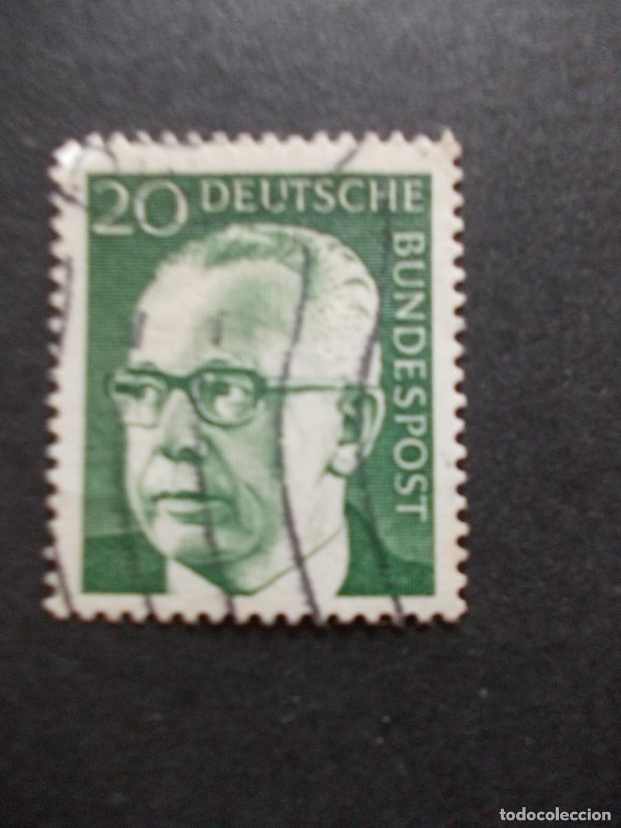 Briefmarken: Sello RFA Deutsche Bundespost 20 Gustav Walter Heinemann presidente alem&aacute;n rep&uacute;blica federal alemana