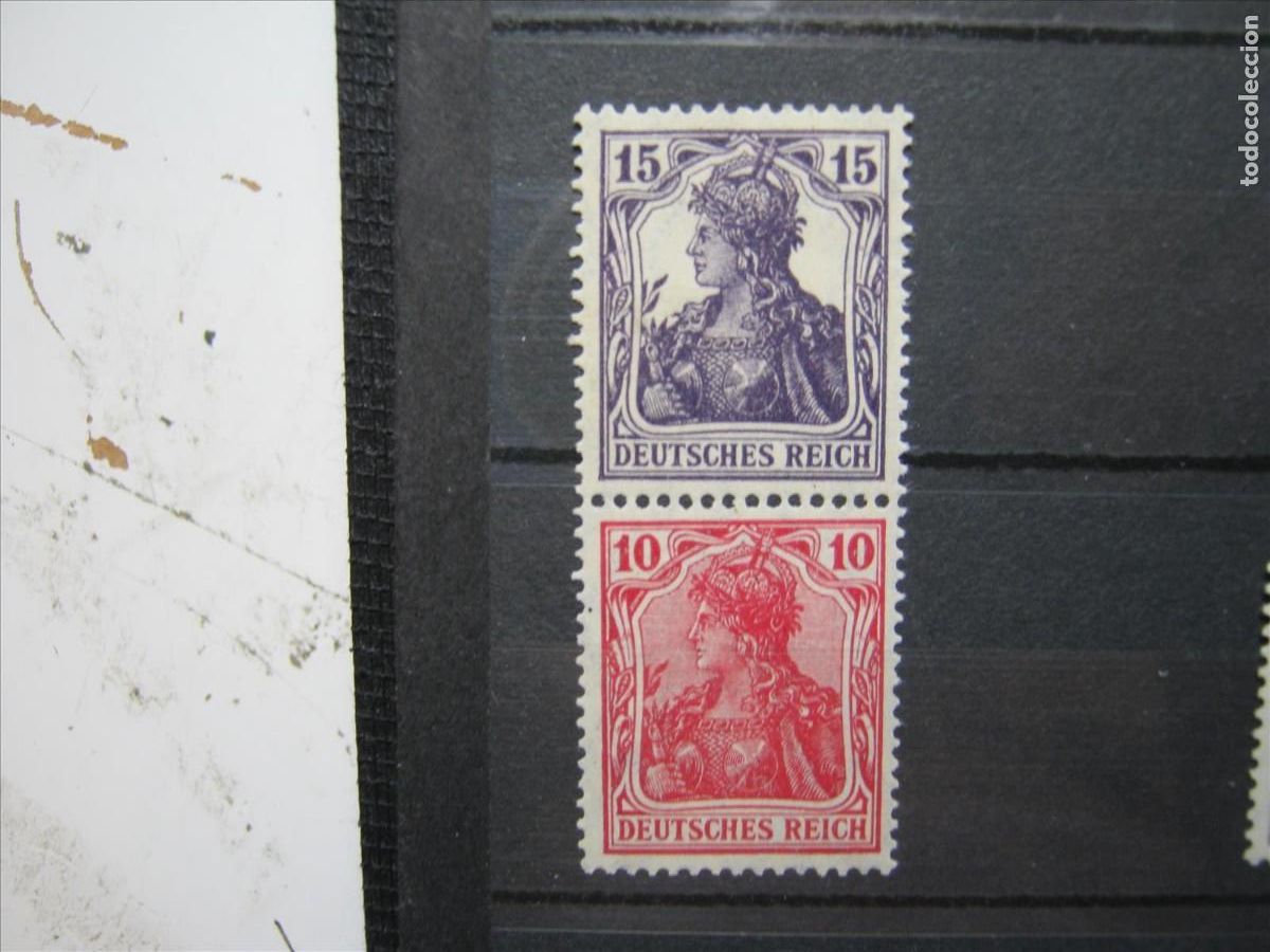 Timbres: ALEMANIA IMPERIO REICH COMBINACI&Oacute;N CARNET MICHEL S 6 LH* Y MNH** LUJO VALOR +100&euro;.