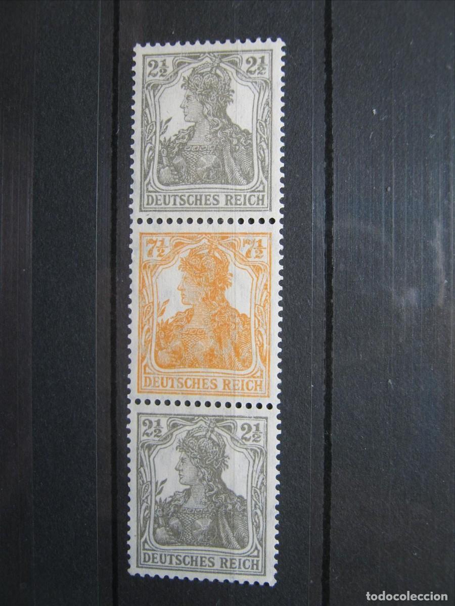 Timbres: ALEMANIA IMPERIO REICH COMBINACI&Oacute;N CARNET MICHEL S 12b (MICHEL 98 Y 99) MH* Y MNH** LUJO.
