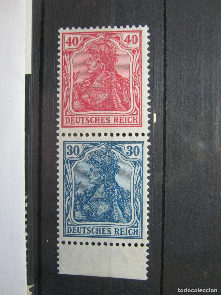 Timbres: ALEMANIA IMPERIO REICH COMBINACI&Oacute;N CARNET MICHEL S 21 MH* Y MNH** LUJO.