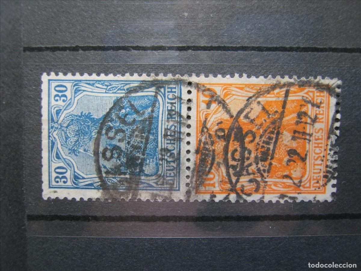Selos: ALEMANIA IMPERIO REICH COMBINACI&Oacute;N CARNET MICHEL S 17 USADO PERFECTO.