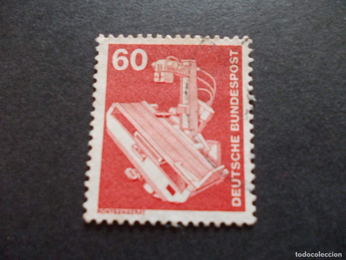 Timbres: Sello Roboterarm 60 Deutsche Bundespost Alemania automatizaci&oacute;n ingenier&iacute;a tecnol&oacute;gica 1978 RFA