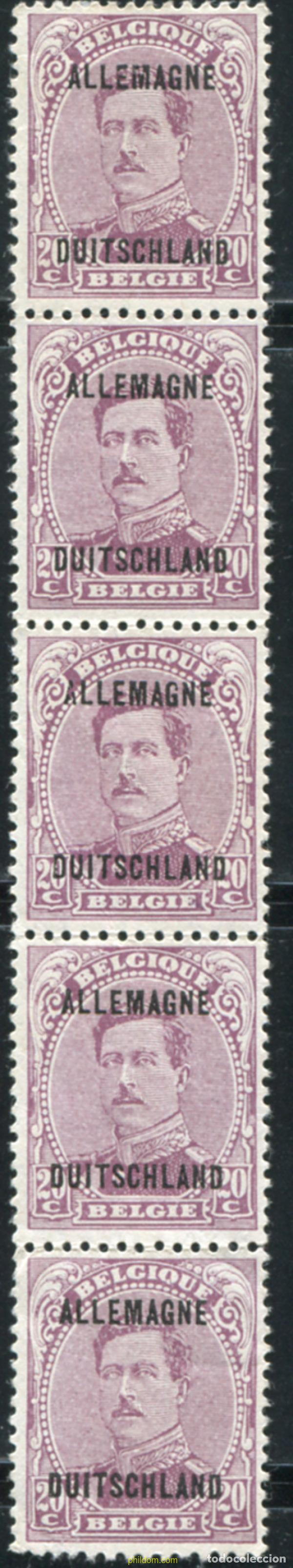 Sellos: 796381 HINGED ALEMANIA. Ocupaciones guerras 1919 OCUPACION BELGA