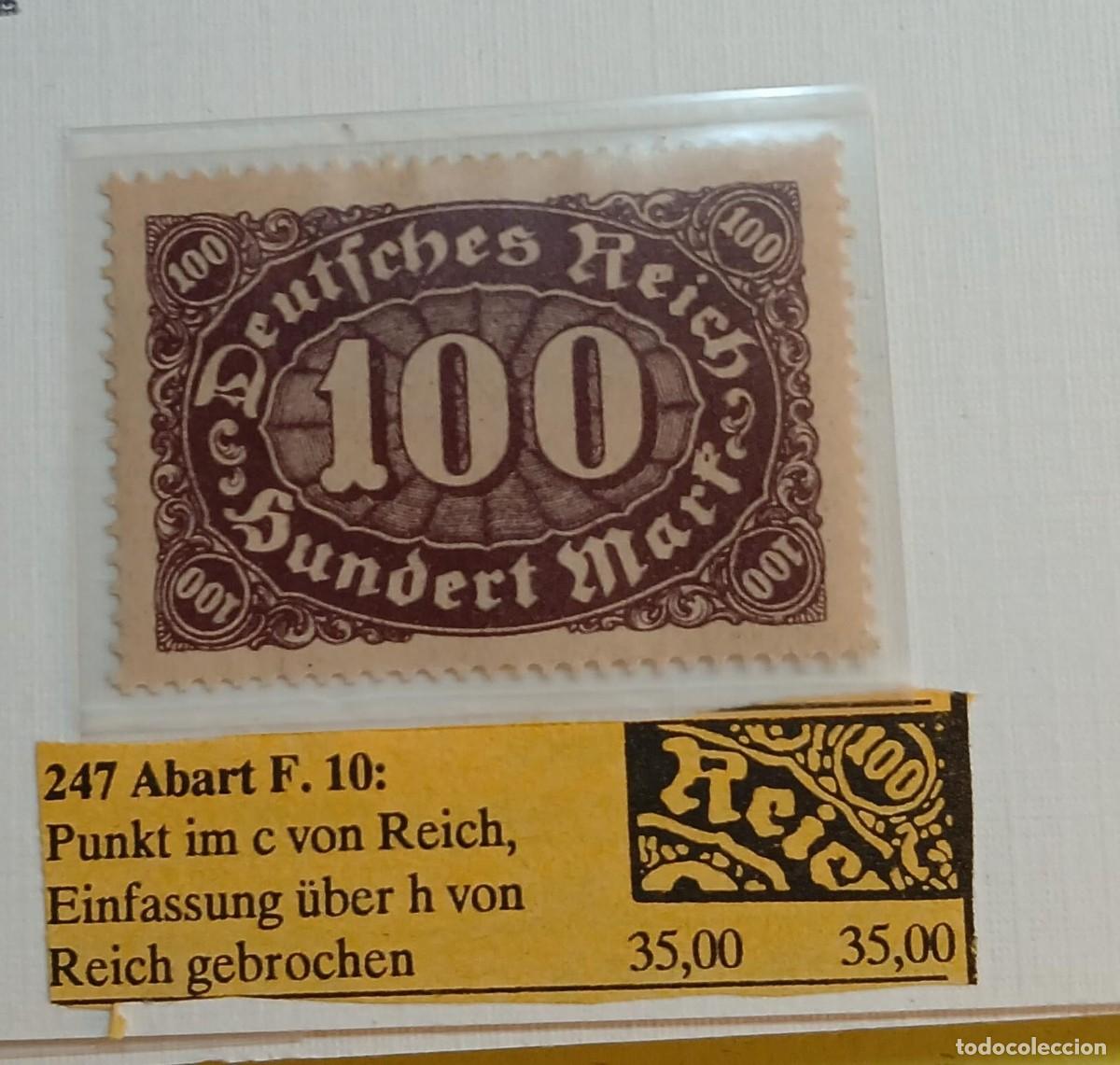 Stamps: Alemania M247 Error de impresi&oacute;n ver foto