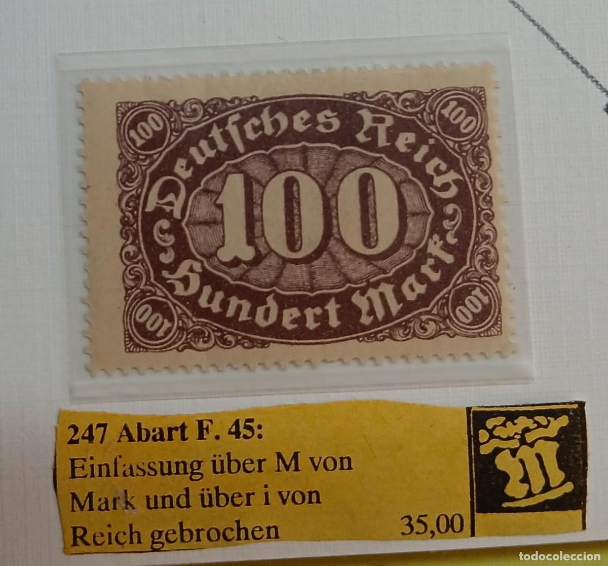 Stamps: Alemania M247 Error de impresi&oacute;n ver foto