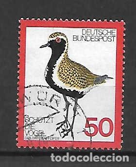 Sellos: Aves: chorlitejo de Alemania , sello a&ntilde;o 1976