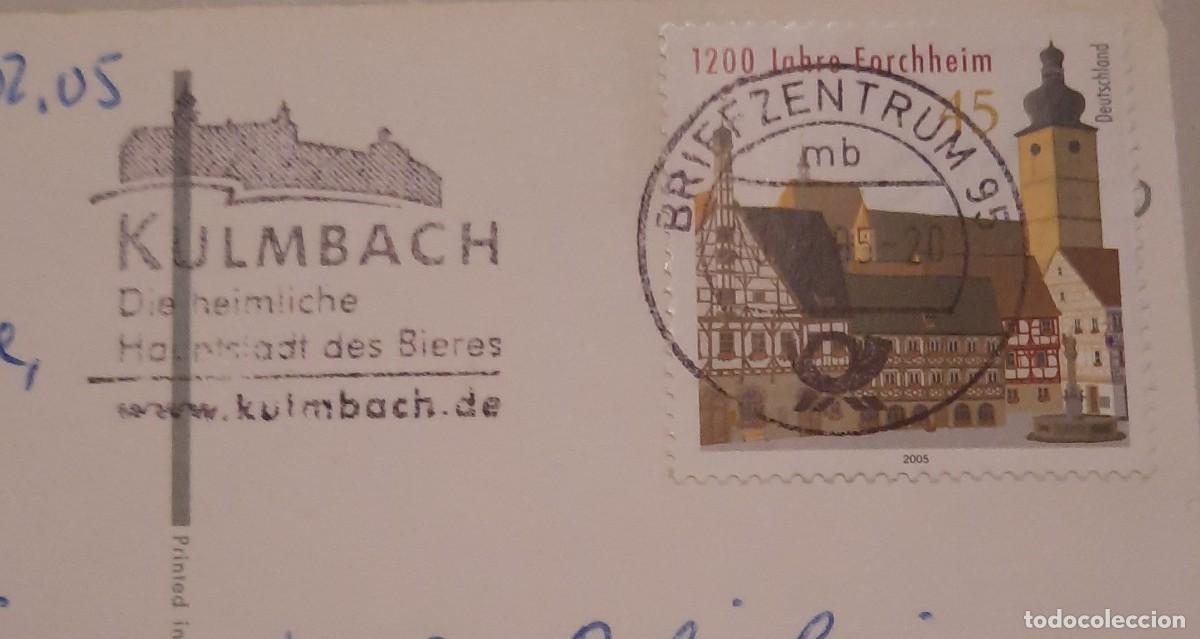 Briefmarken: Alemania Kulmbach postal con matasello especial