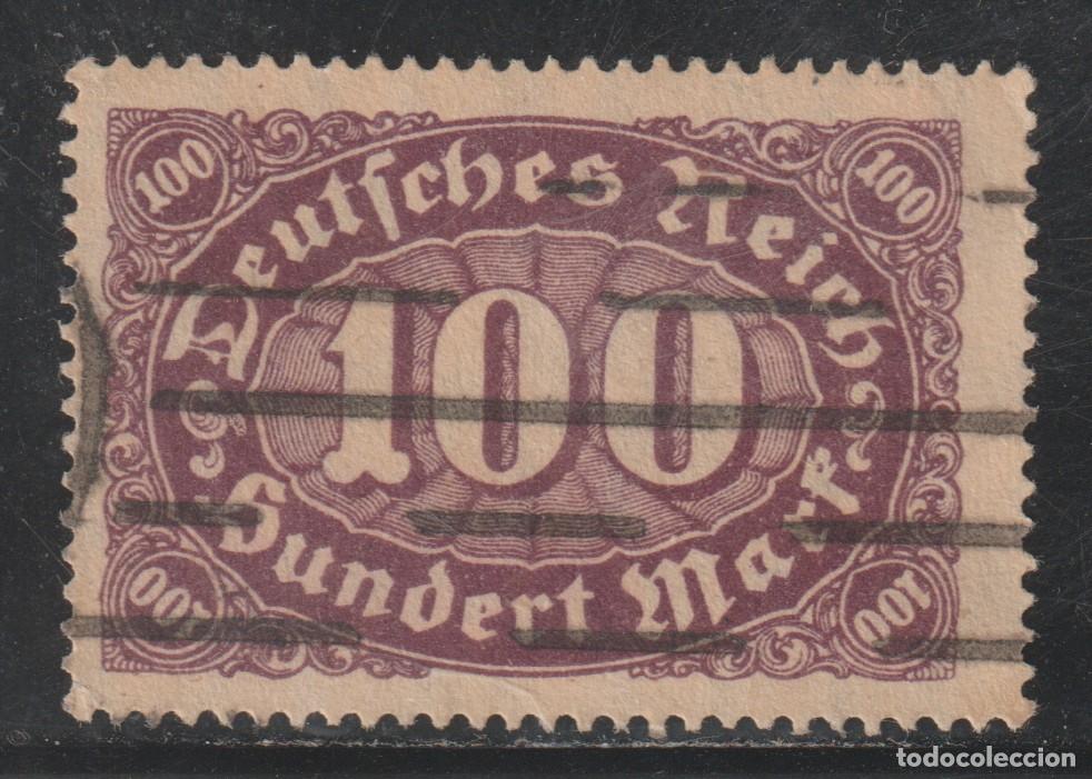 Sellos: ALEMANIA- REPUBLICA DE WEIMAR // YVERT 182 // 1922 ... USADO