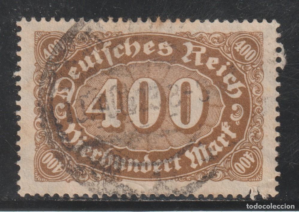 Sellos: ALEMANIA- REPUBLICA DE WEIMAR // YVERT 185 // 1922 ... USADO