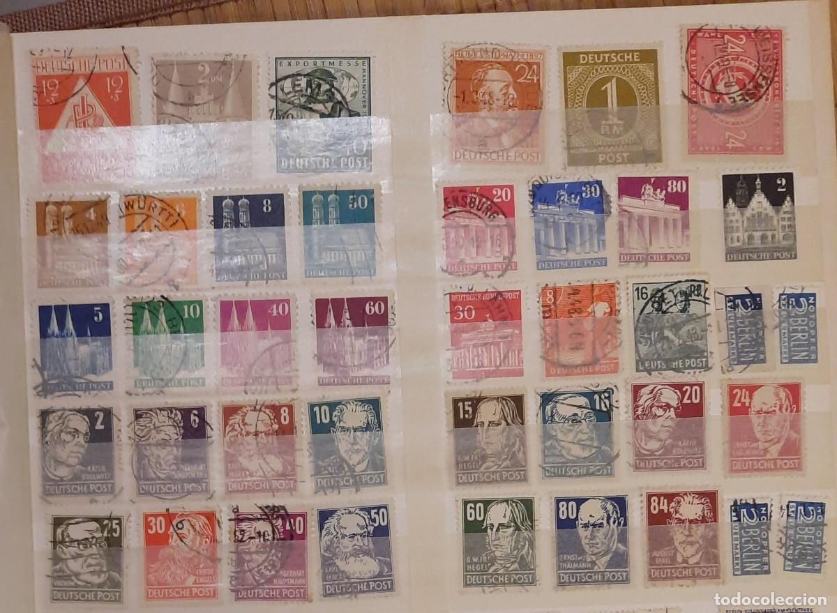 Francobolli: Deutsche Post 36 unidades sellos Cabezas II y Edificios