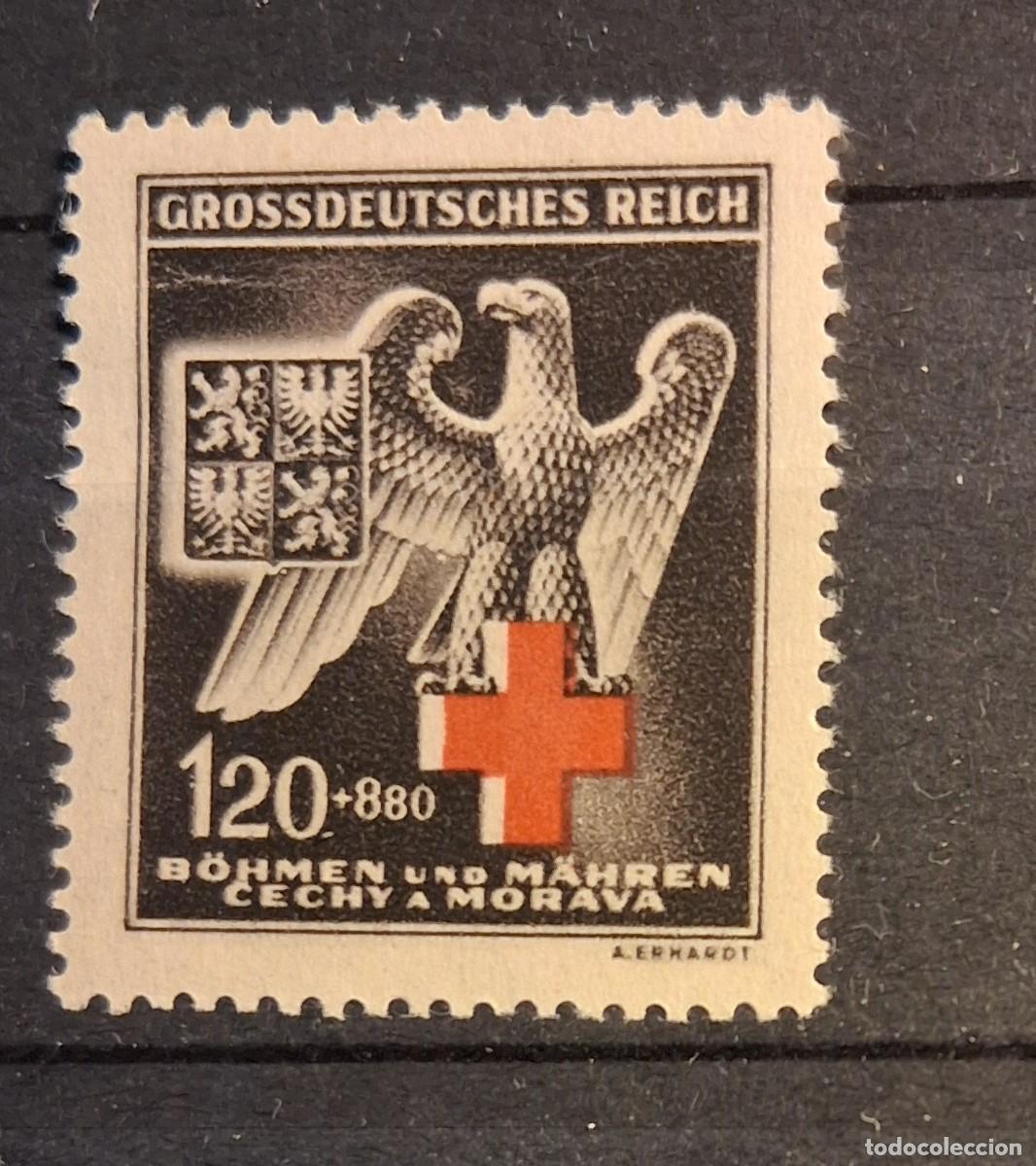 Sellos: ALEMANIA, BOHEMIA Y MORAVIA, 1943, CAT.YT.111.