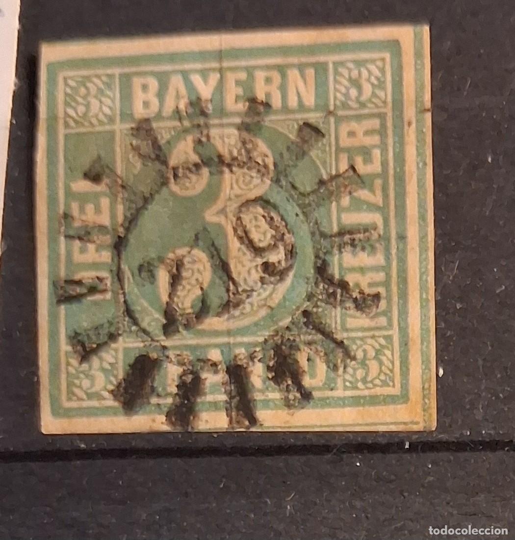 Sellos: ALEMANIA, BAVIERA, 1862, CAT.YT.11a.