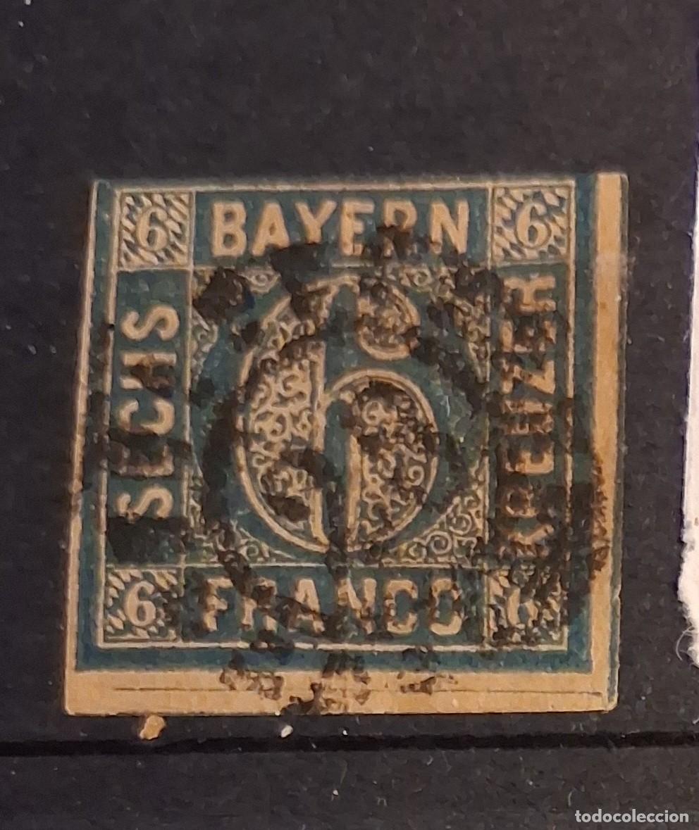 Sellos: ALEMANIA, BAVIERA, 1862, CAT.YT.11a.