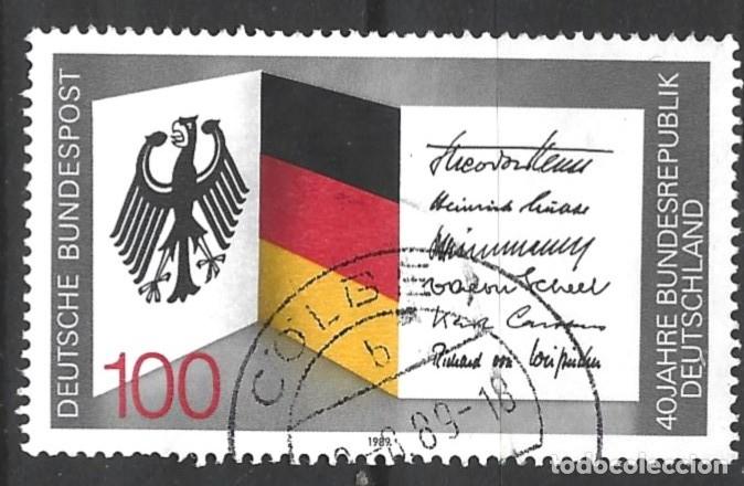 Sellos: ALEMANIA - 40 A&Ntilde;OS DE LA UNI&Oacute;N INTERNACIONAL DE TELECOMUNICACIONES - SELLADO