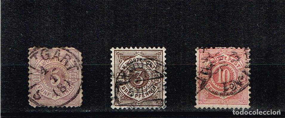 Selos: Lote Sellos Wurtemberg