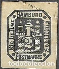 Sellos: SELLO USADO DE HAMBURGO, TAL CUAL ESTA EN LAS FOTOS, AS-IS