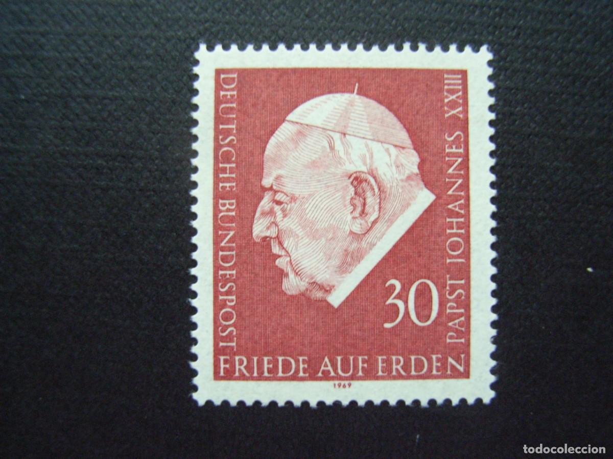 Sellos: ALDEMANIA FEDERAL N&ordm; YVERT 467*** A&Ntilde;O 1969. PAPA JUAN XXIII