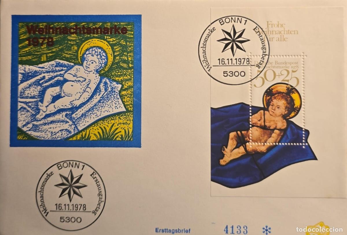 Sellos: TS)1978, GERMANY, FIRST DAY COVER FROM THE FEDERAL REPUBLIC OF GERMANY (WEST GERMANY), FEATURES AN I