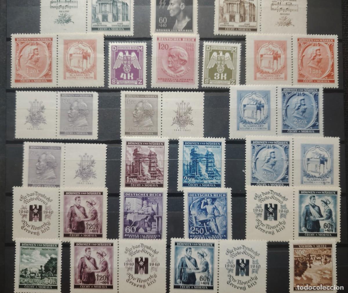 Stamps: ALEMANIA OCUPACION BOHEMIA Y MORAVIA DEUTSCHE REICH LOTE 7