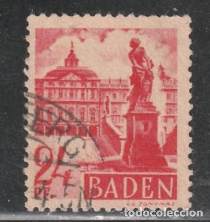 Timbres: ALEMANIA - ZONA FRANCESA - BADEN // YVERT 8 // 1947-48 ... USADO