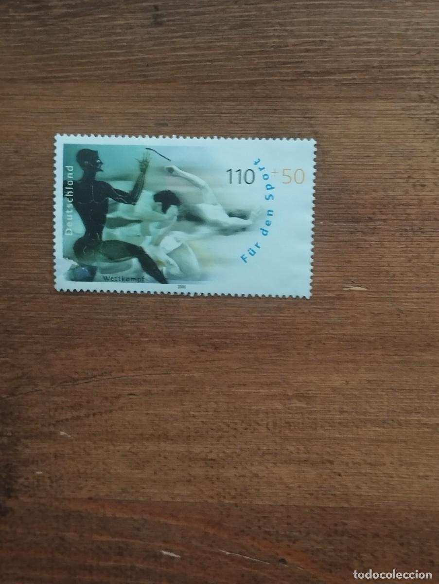 Briefmarken: 12.10/ Alemania Federal.2000. 110+50 pf. Sello suelto en usado