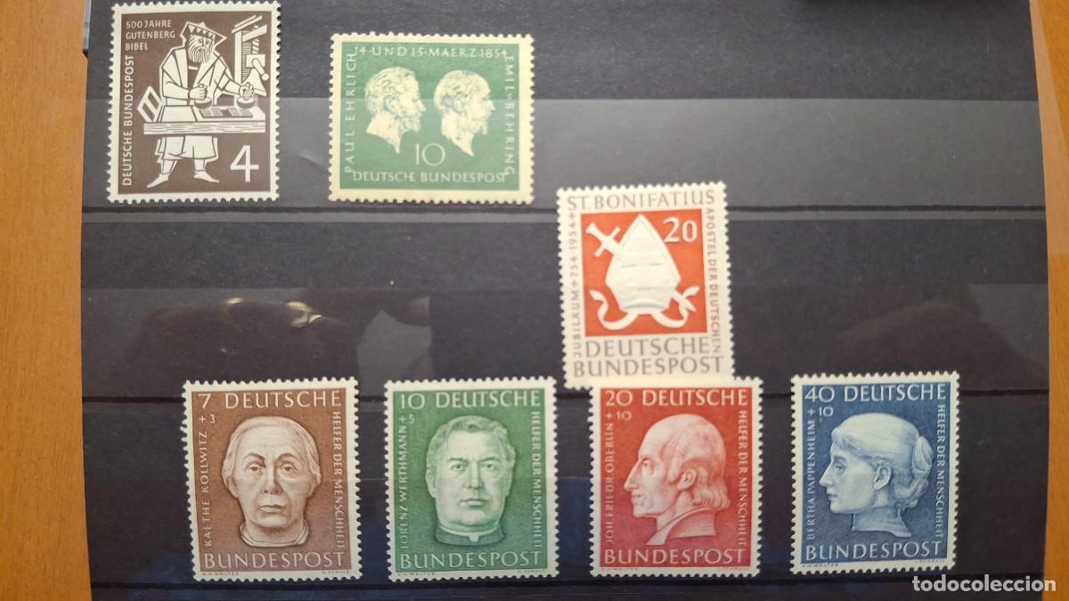 Briefmarken: HB1402 Sellos ALEMANIA BERLIN a&ntilde;o 1954 MICHEL 197/203** en NUEVO v.c. 6.38 &euro;