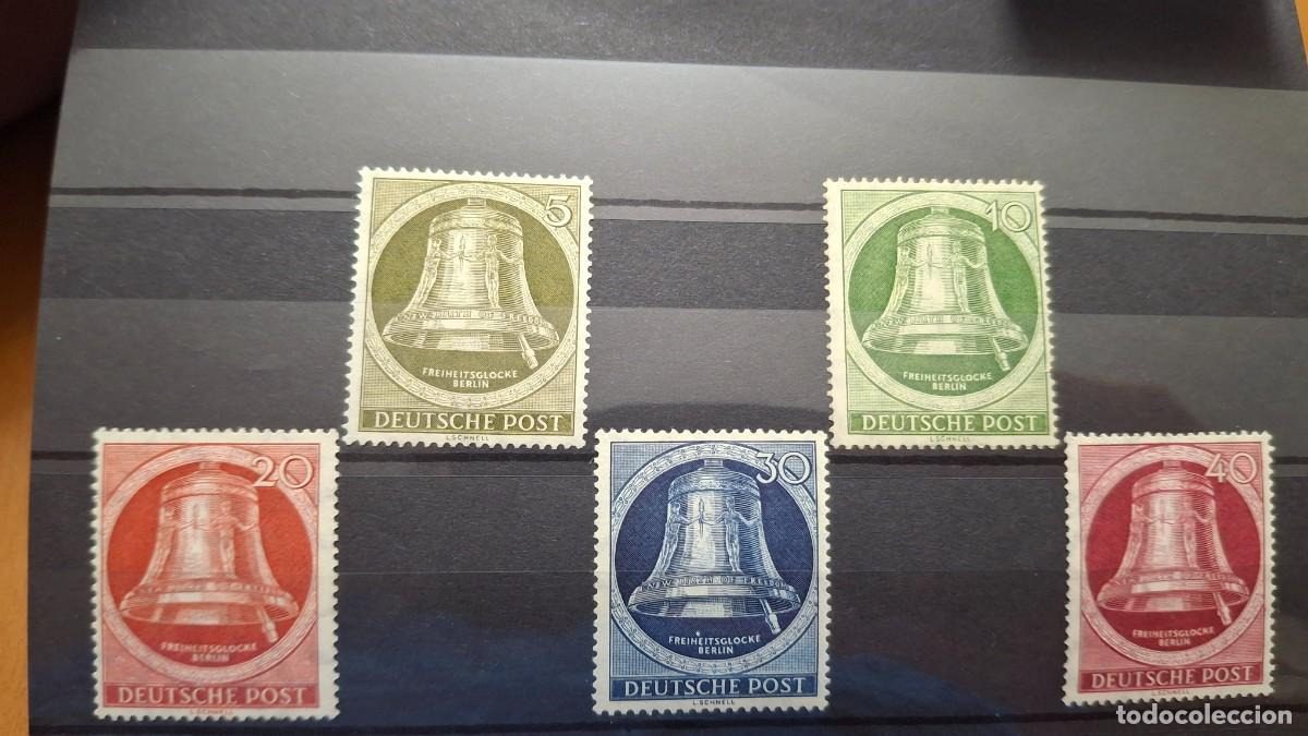 Timbres: HB1407 Sellos ALEMANIA BERLIN a&ntilde;o 1951 MICHEL 75/79** en NUEVO v.c. 100 &euro;