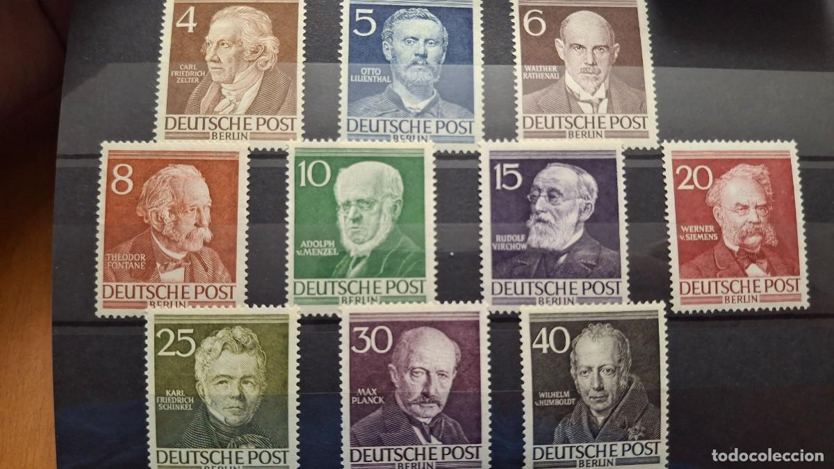 Timbres: HB1408 Sellos ALEMANIA BERLIN a&ntilde;o 1952 MICHEL 91/100** en NUEVO v.c. 130 &euro;