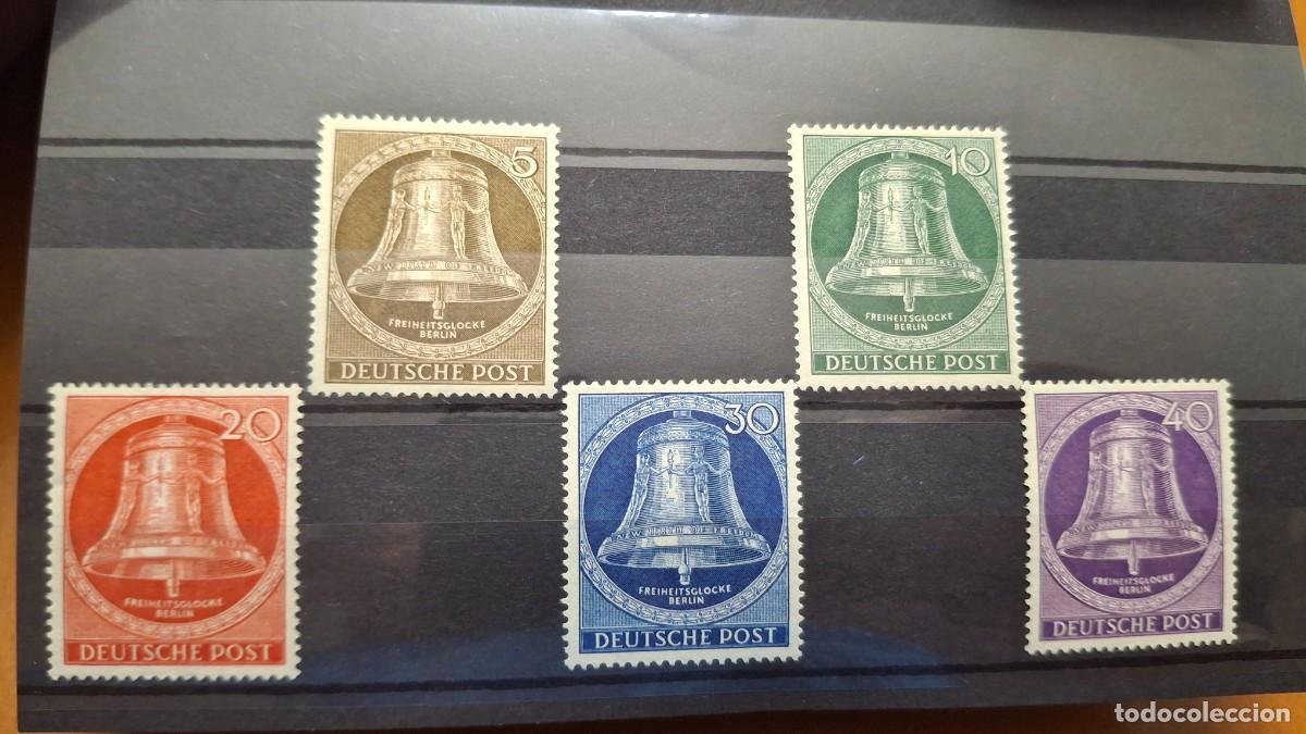 Timbres: HB1409 Sellos ALEMANIA BERLIN a&ntilde;o 1953 MICHEL 101/105** en NUEVO v.c. 85 &euro;