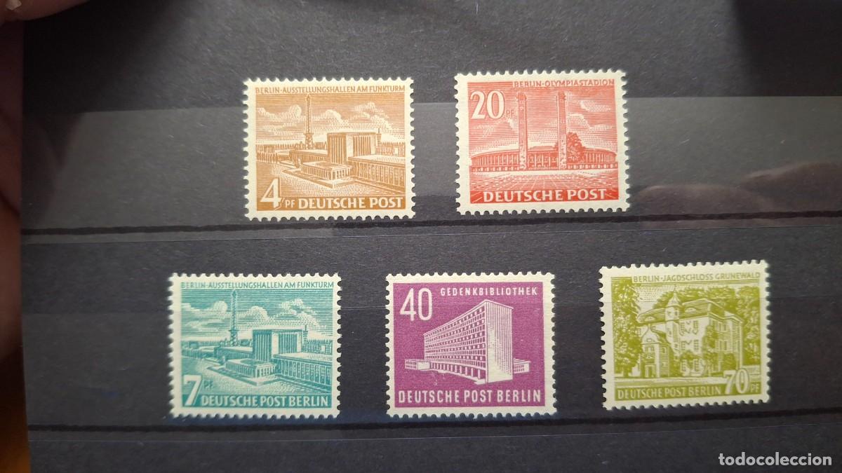 Selos: HB1410 Sellos ALEMANIA BERLIN a&ntilde;o 1953 MICHEL 112 - 113 - 121 y 123** en NUEVO v.c. 210 &euro;