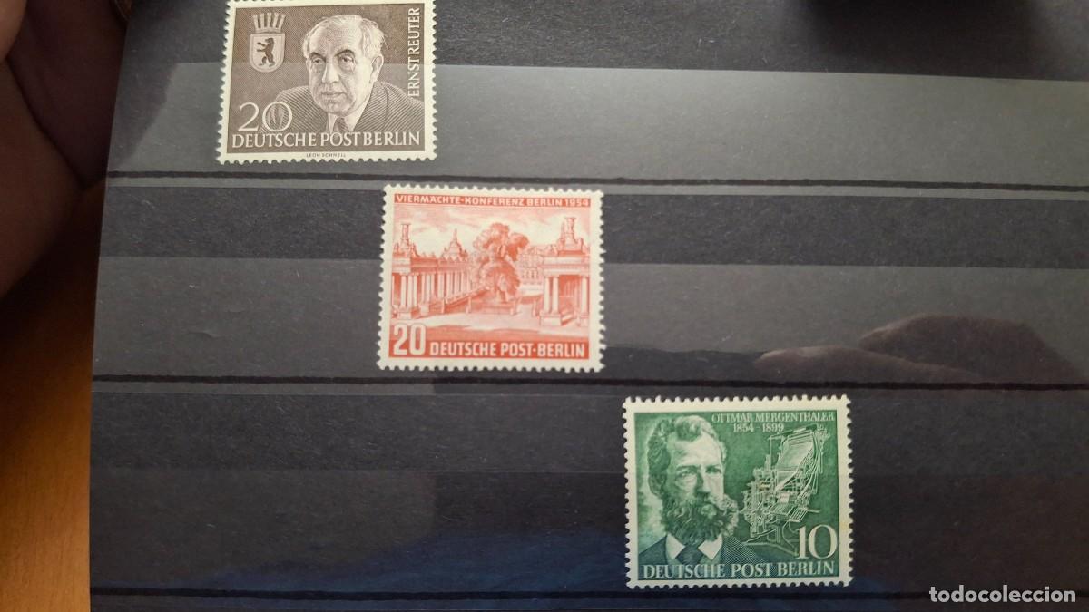 Sellos: HB1411 Sellos ALEMANIA BERLIN a&ntilde;o 1954 MICHEL 115** 116* y 117* en NUEVO v.c. 15 &euro;