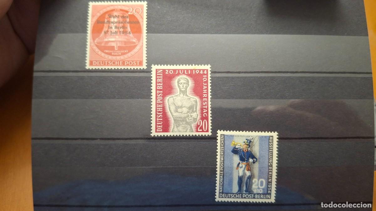 Selos: HB1412 Sellos ALEMANIA BERLIN a&ntilde;o 1954 MICHEL 118/120* en NUEVO v.c. 12.50 &euro;