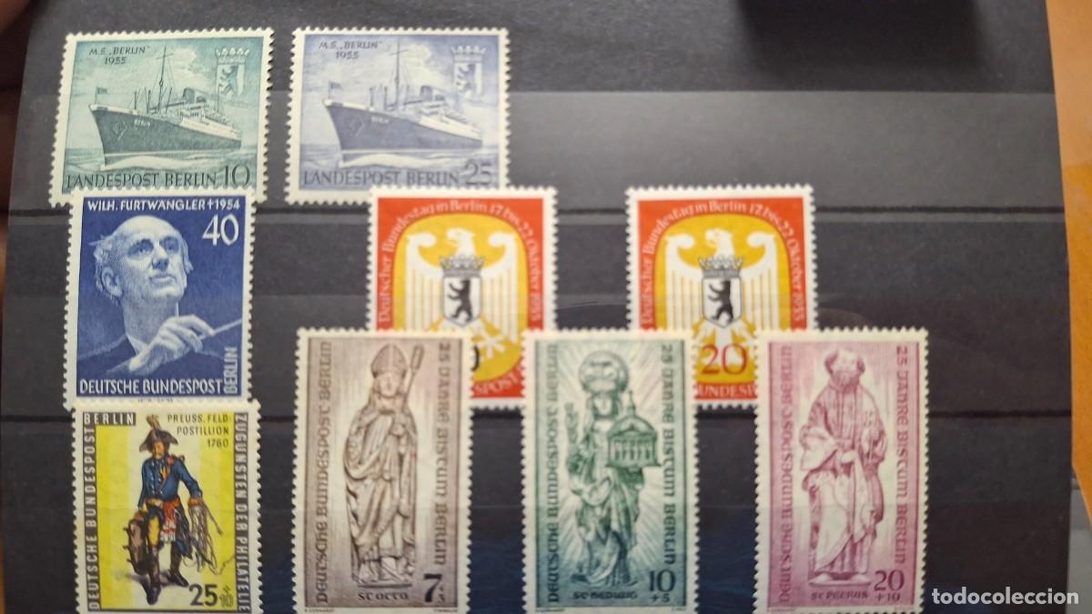 Timbres: HB1414 Sellos ALEMANIA BERLIN a&ntilde;o 1955 MICHEL 126/134* en NUEVO v.c. 34 &euro;