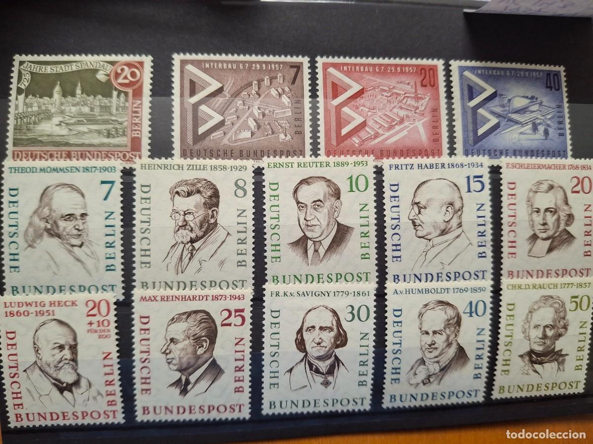 Timbres: HB1417 Sellos ALEMANIA BERLIN a&ntilde;o 1957 MICHEL 159/172** en NUEVO v.c. 14.30 &euro;