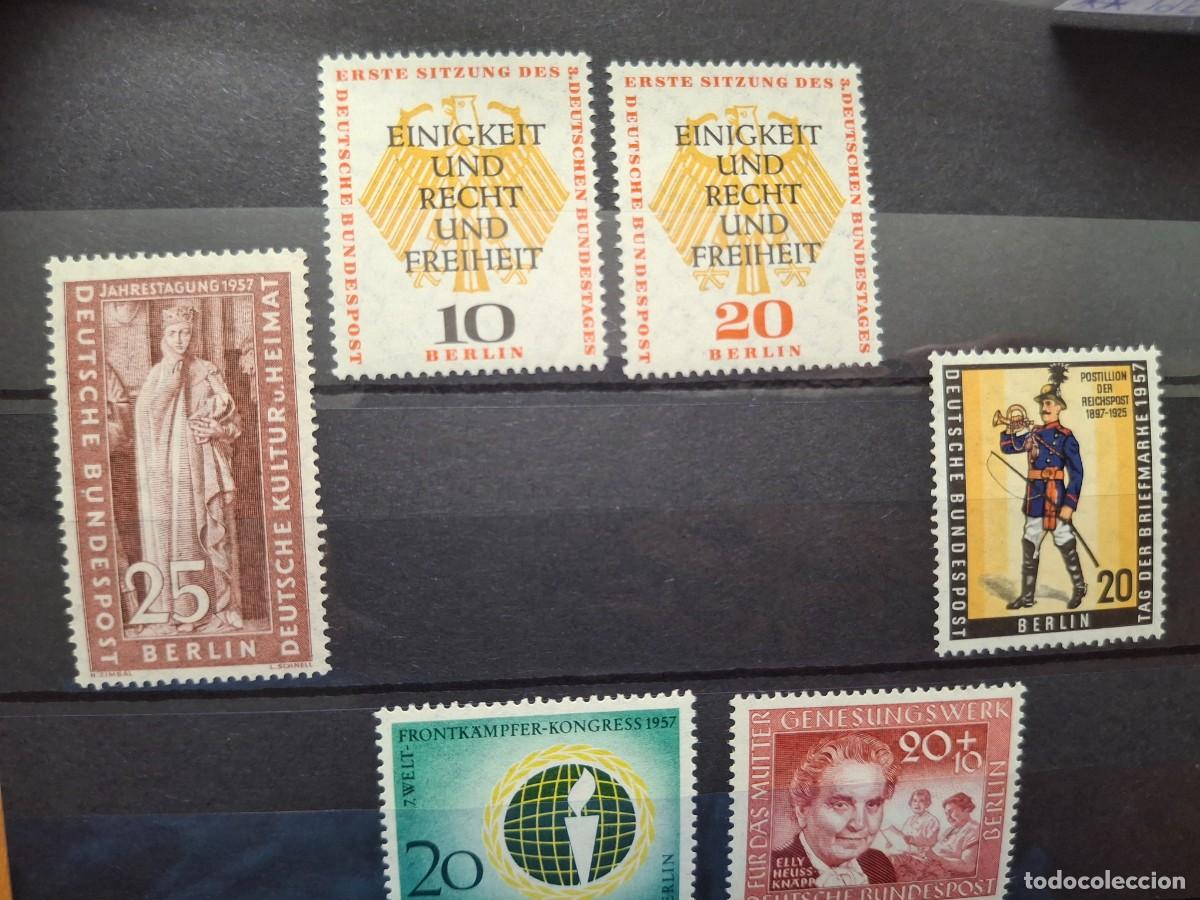 Sellos: HB1418 Sellos ALEMANIA BERLIN a&ntilde;o 1957 MICHEL 173/178** en NUEVO v.c. 9.70 &euro;
