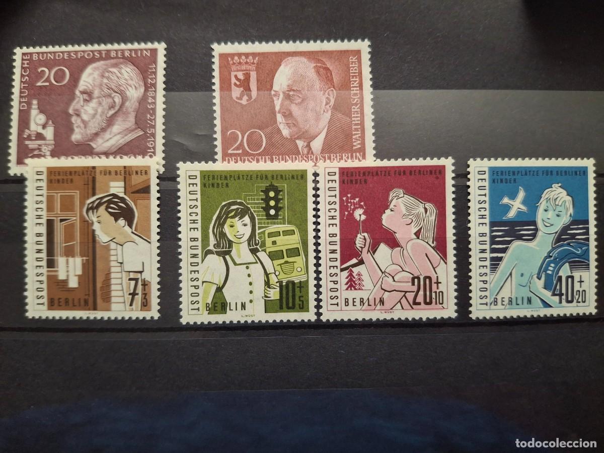 Timbres: HB1420 Sellos ALEMANIA BERLIN a&ntilde;o 1960 MICHEL 191/196** en NUEVO v.c. 4 &euro;
