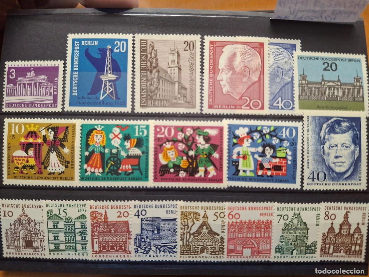 Timbres: HB1423 Sellos ALEMANIA BERLIN a&ntilde;o 1963 MICHEL 231/249** en NUEVO v.c. 13 &euro;
