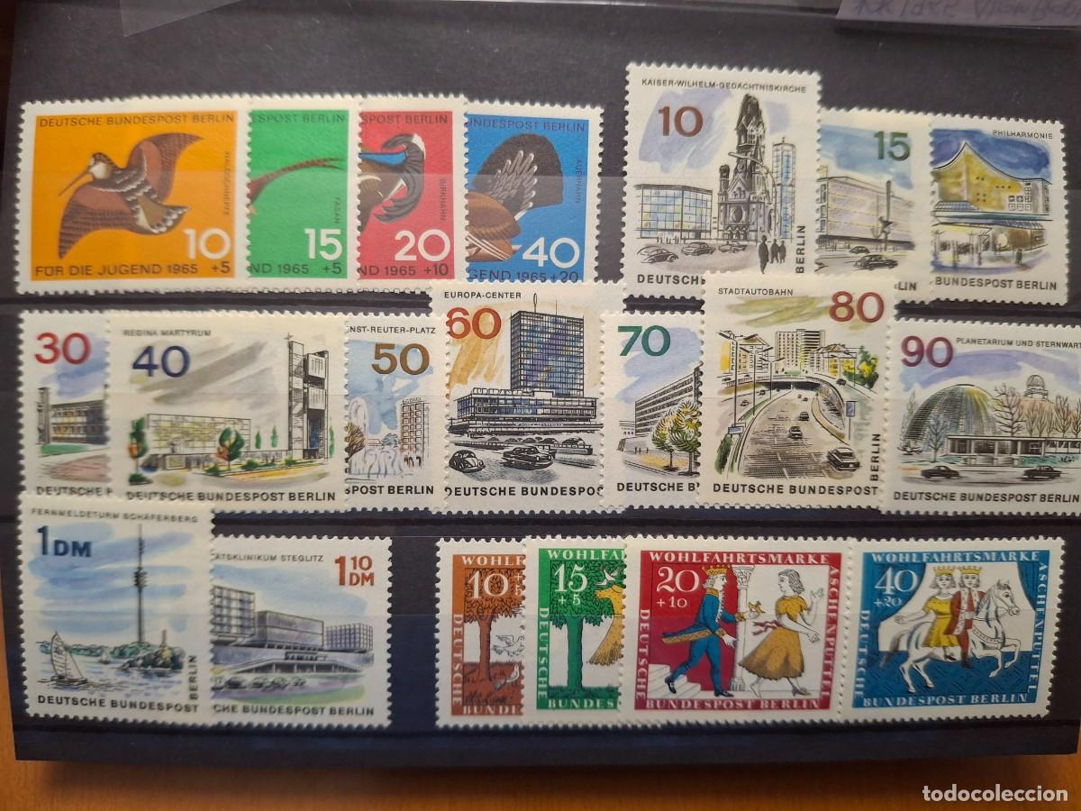 Francobolli: HB1424 Sellos ALEMANIA BERLIN a&ntilde;o 1965 MICHEL 250/269** en NUEVO v.c. 6.60 &euro;