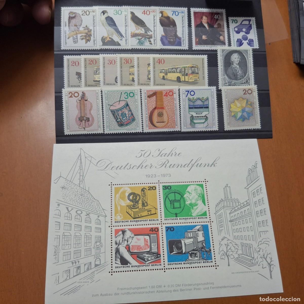 Selos: HB1432 Sellos ALEMANIA BERLIN a&ntilde;o 1973 MICHEL 442/463** en NUEVO v.c. 22 &euro;