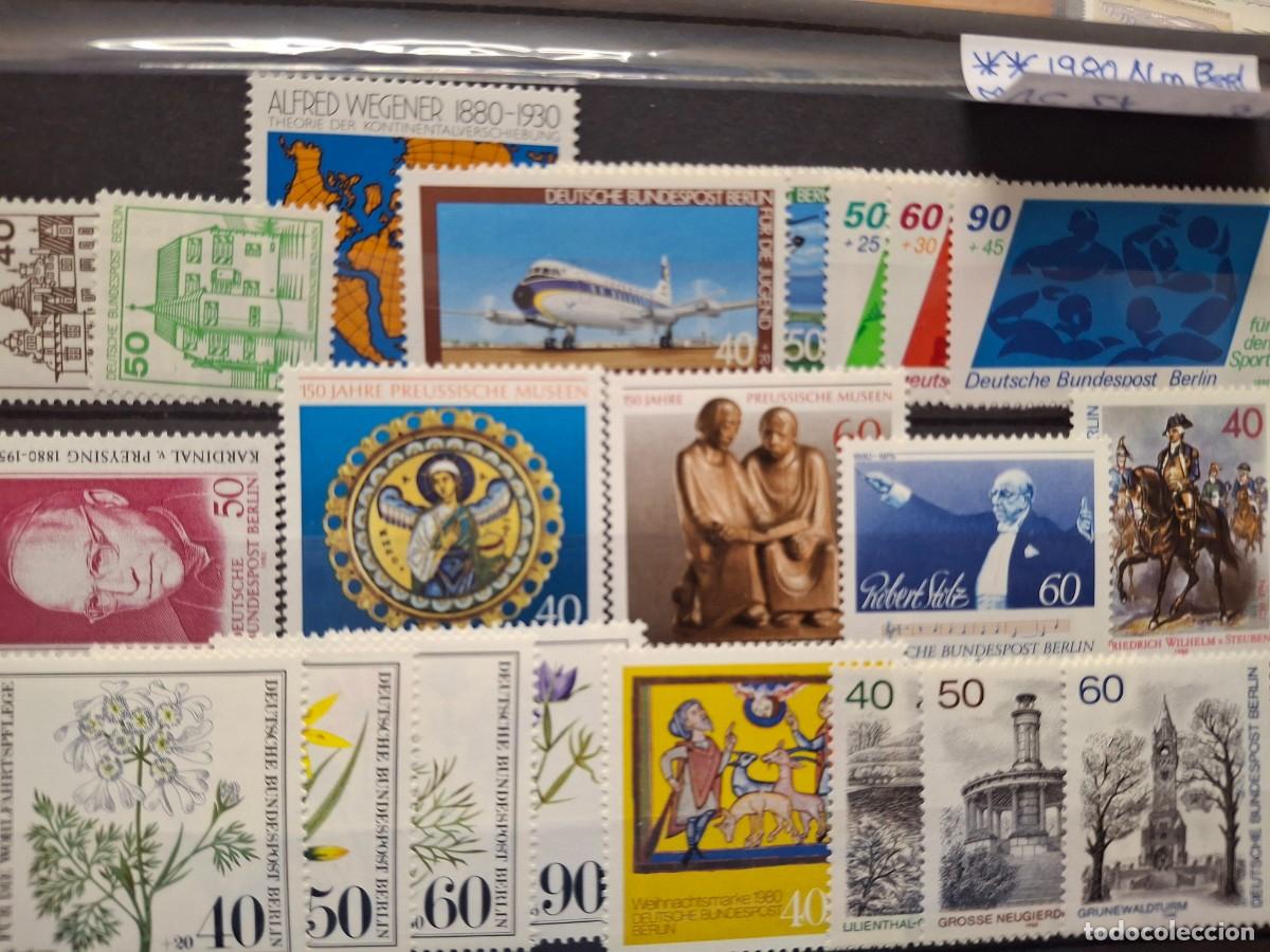 Selos: HB1439 Sellos ALEMANIA BERLIN a&ntilde;o 1980 MICHEL 614/636** en NUEVO v.c. 27 &euro;
