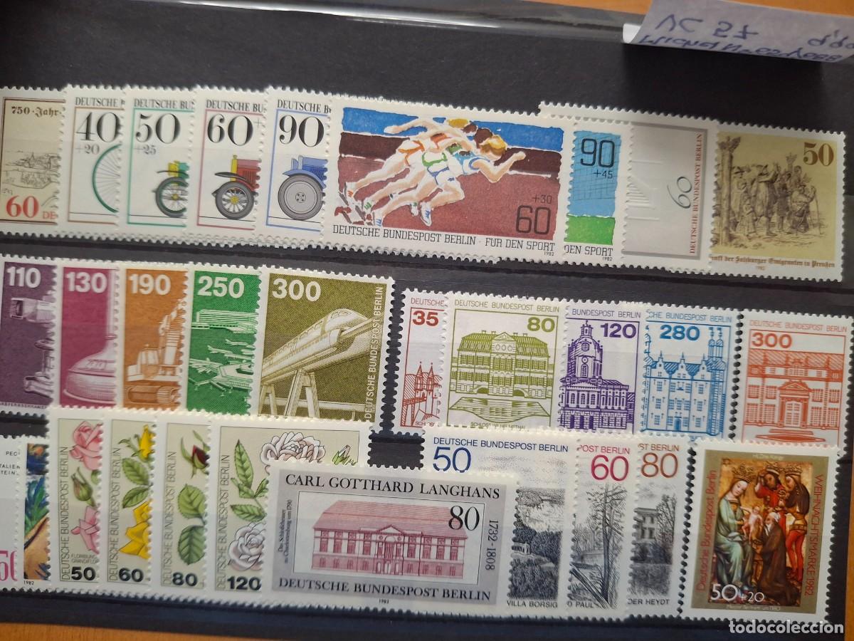 Timbres: HB1441 Sellos ALEMANIA BERLIN a&ntilde;o 1982 MICHEL 659/688** en NUEVO v.c. 57 &euro;
