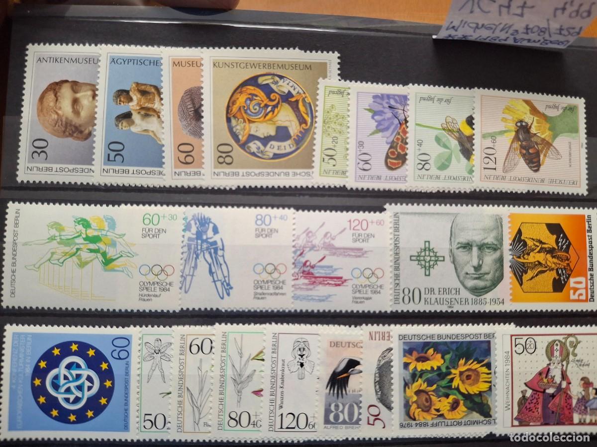 Timbres: HB1443 Sellos ALEMANIA BERLIN a&ntilde;o 1984 MICHEL 708/729** en NUEVO v.c. 47 &euro;
