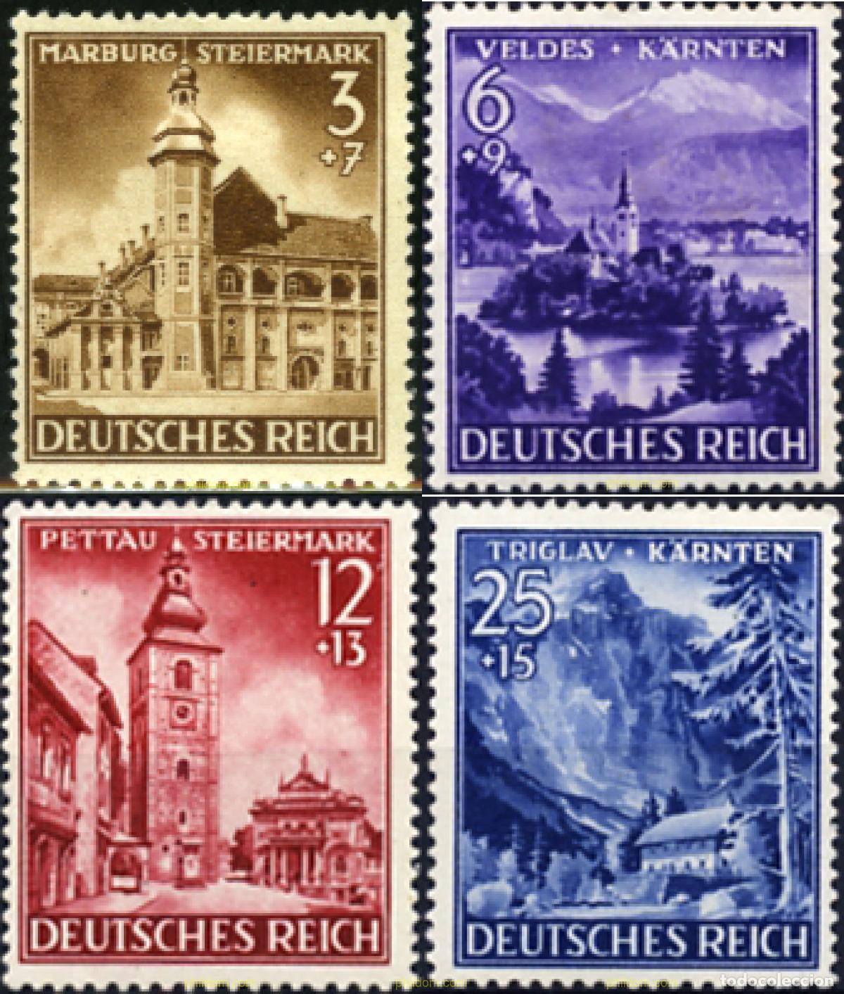 Stamps: 199551 HINGED ALEMANIA 1941 ANEXION DE ESTIRIA, CARINTIA Y KRAIN