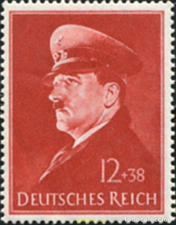 Stamps: 366911 HINGED ALEMANIA 1941 52 ANIVERSARIO DE ADOLF HITLER