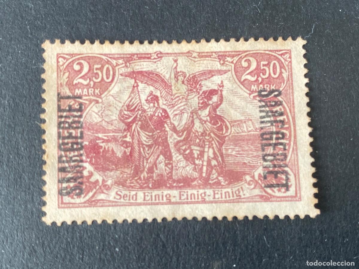 Timbres: Alemania, Saargebiets sello antiguo
