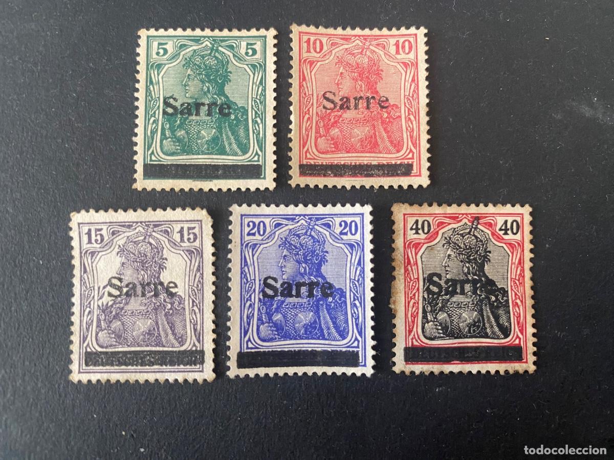 Timbres: Alemania, Saargebiets sello antiguo Sarre