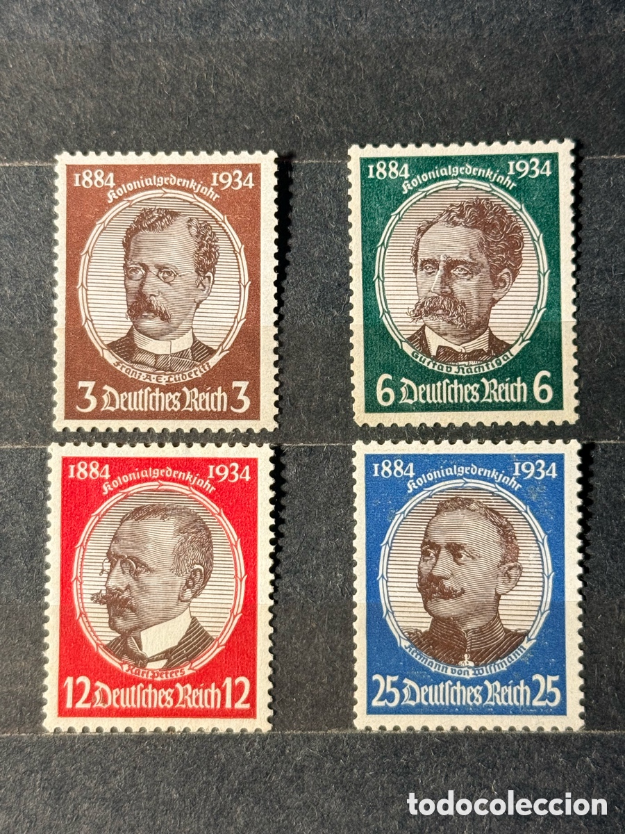Sellos: Alemania. Deutsches Reich. 1934. Mi 540/543. Nuevos */**