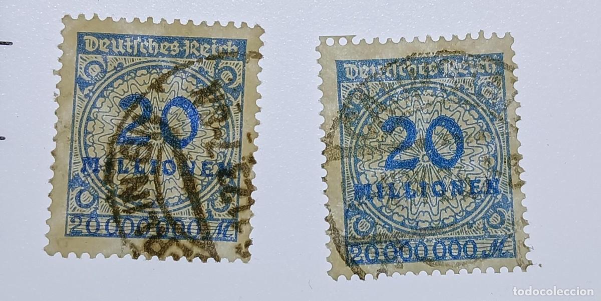 Timbres: Alemania 1923 M319 Pa, Wa Firmado InflaBerlin